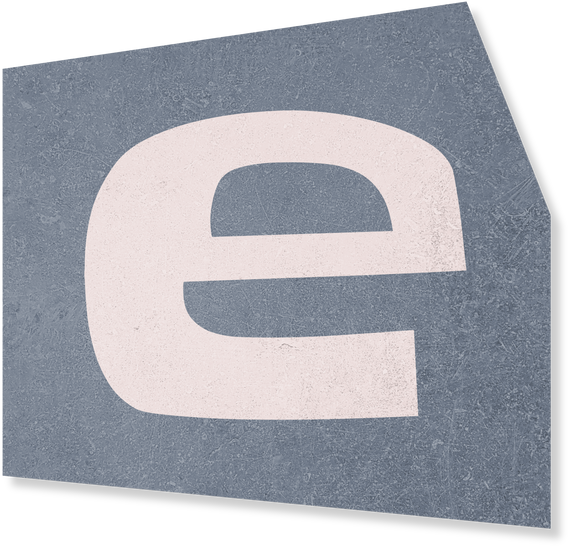 Collage letter E
