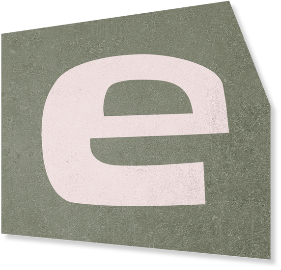 Collage letter E