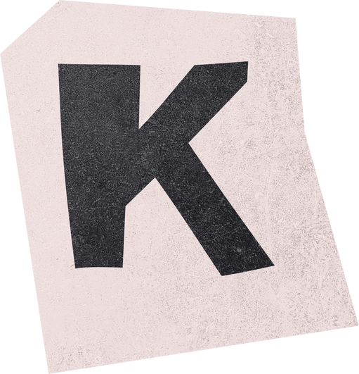 Collage letter K
